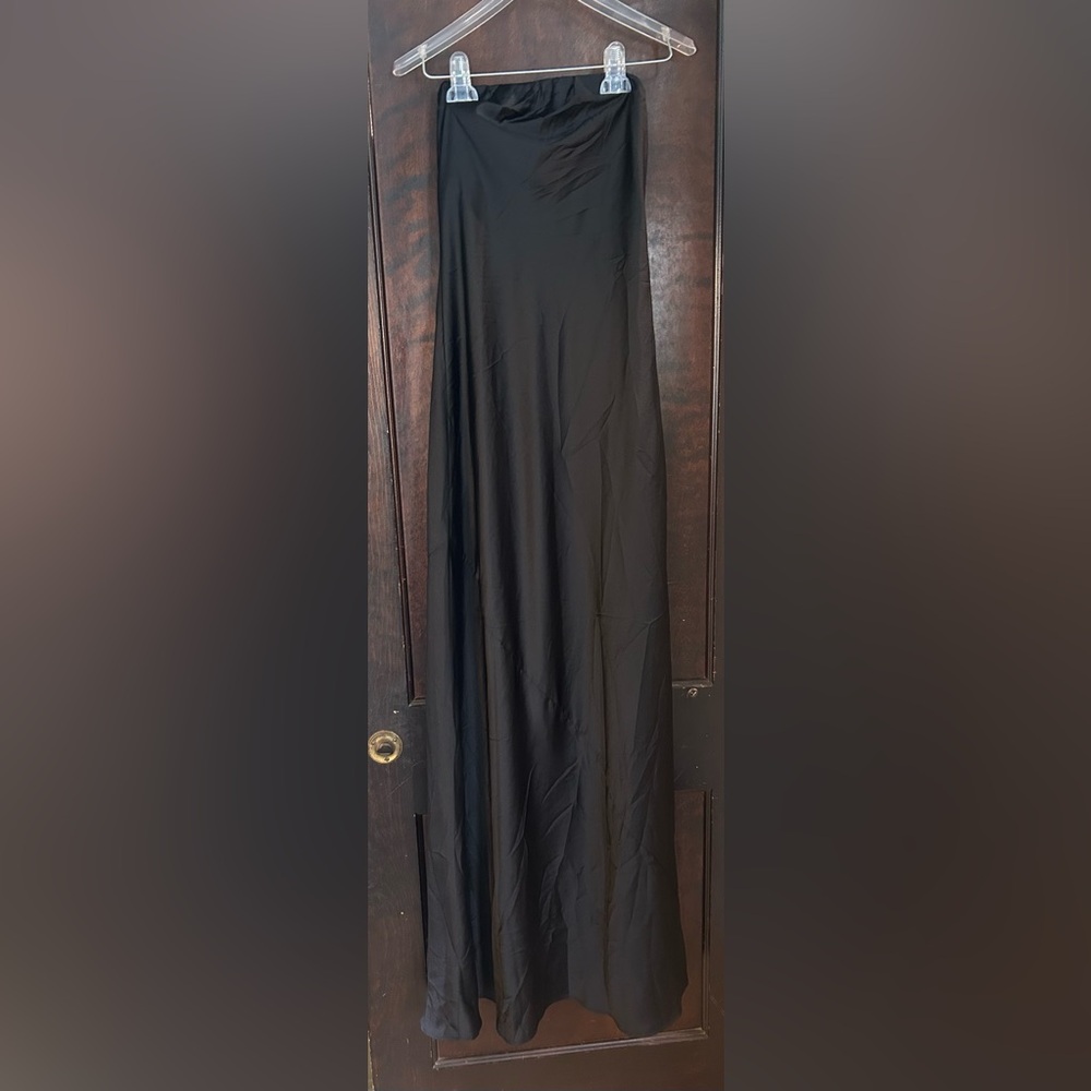 Show‎ Me Your MuMu Taylor tube maxi Black Strapless Gown - Picture 2 of 4